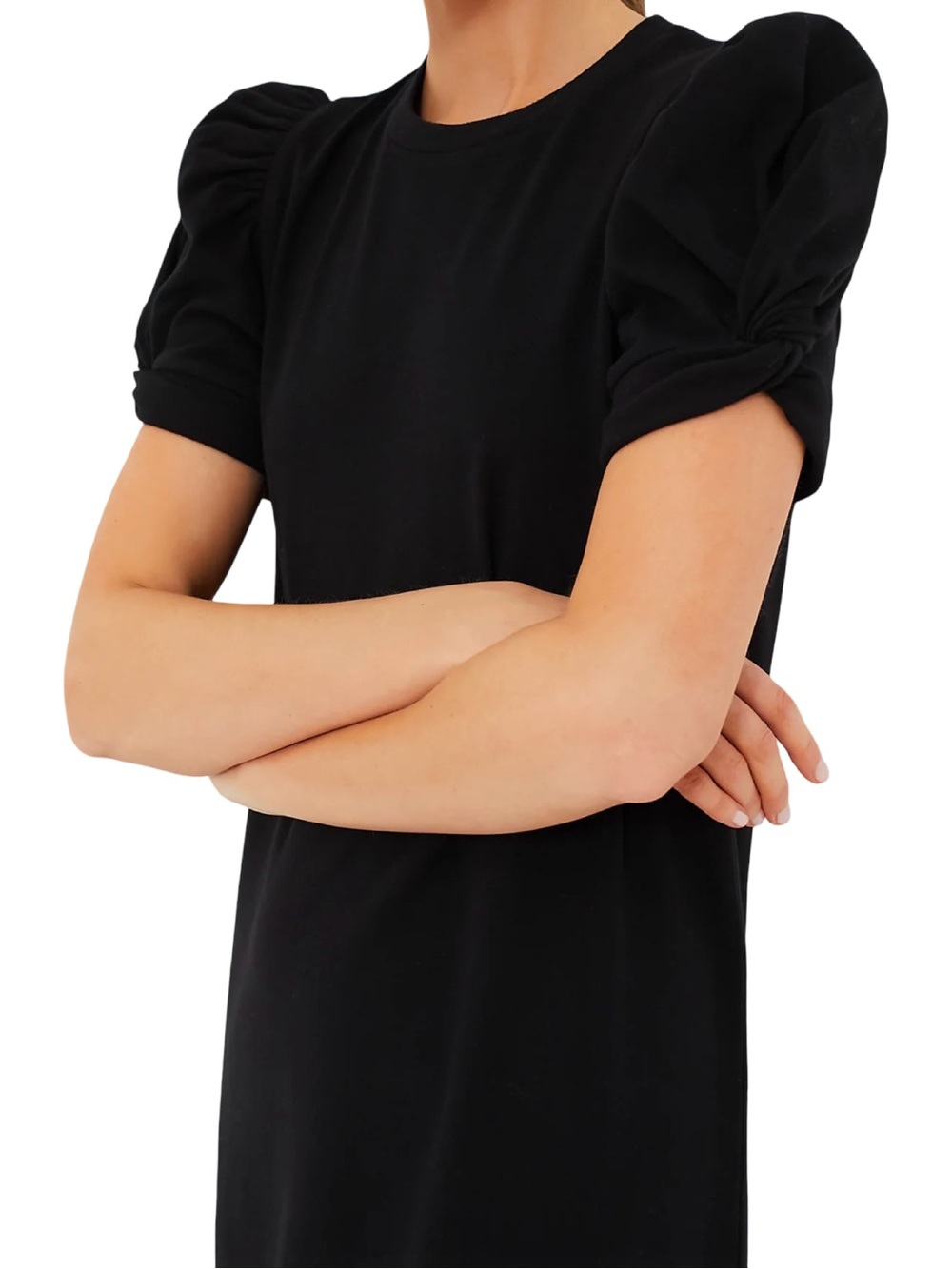 Pomander Place NWT Short Sleeve Vesty Midi Dress Black Size S - Picture 4 of 7